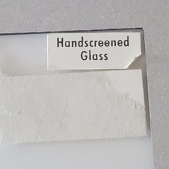 NIB Potter & Smith Handscreened Glass 4"x6" Picture Frame - Picture 5 of 10